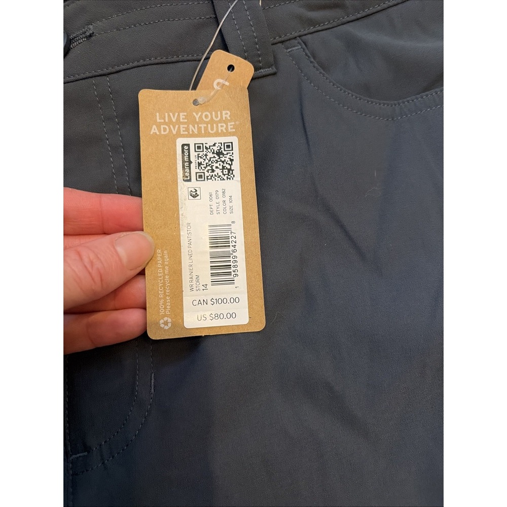 Eddie Bauer Women's Rainier Fleece lined Pants NWT Size 14 - Picture 7 of 11